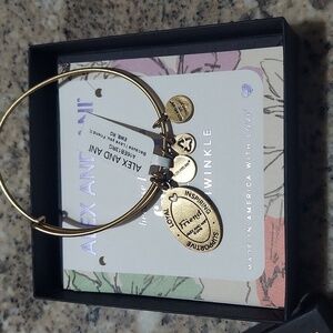 Alex and Ani Periwinkle Friend Bracelet - Copper - size Adjustable